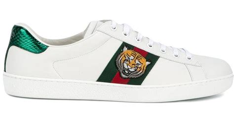 gucci ace white tiger|Gucci ace sneakers women.